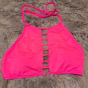High Neck Victoria Secret Pink Bikini Top